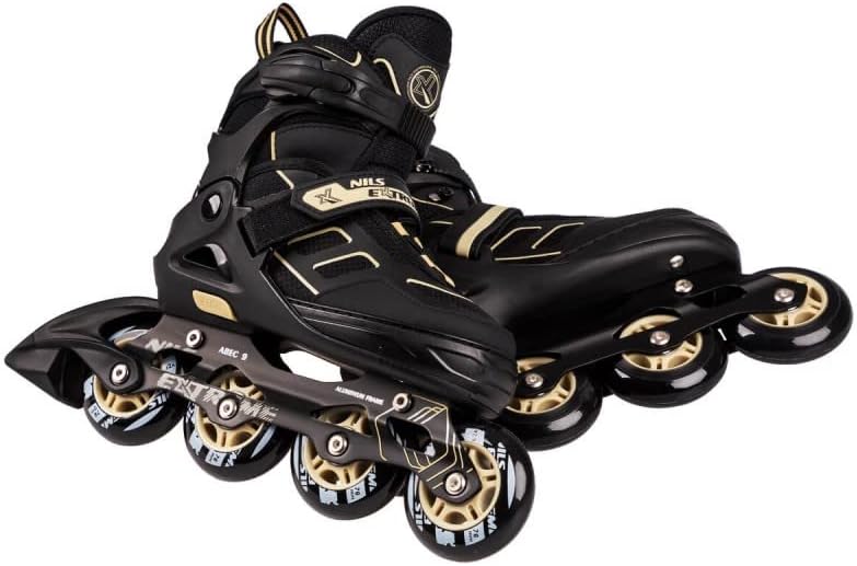 Nils Extreme Inliner für Erwachsene und Kinder - Rollerskates Grössenverstellbar - Inline Skates Mäd