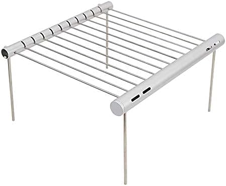 Faltbarer Lagerfeuer-Grill, tragbarer Camping-Grill-Rucksack, Kochen, Grill, Herd, Ständer, für Outd