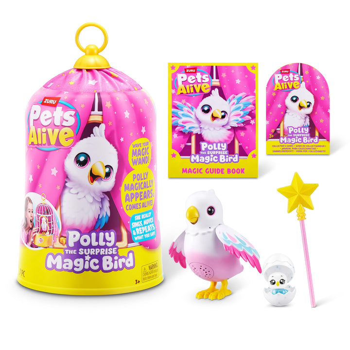 Pets Alive Polly The Magic Bird von ZURU, Roboterspielzeug, Vogel