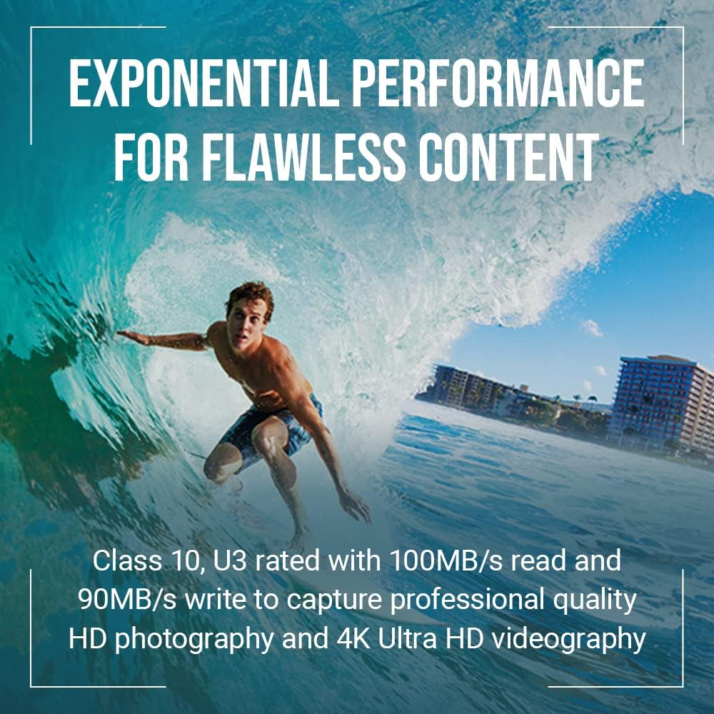 PNY PRO Elite 1TB microSDXC-Speicherkarte + SD-Adapter mit A2 App Performance + 100MB/s Lesegeschwin