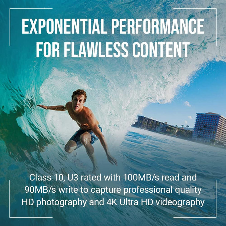 PNY PRO Elite 1TB microSDXC-Speicherkarte + SD-Adapter mit A2 App Performance + 100MB/s Lesegeschwin