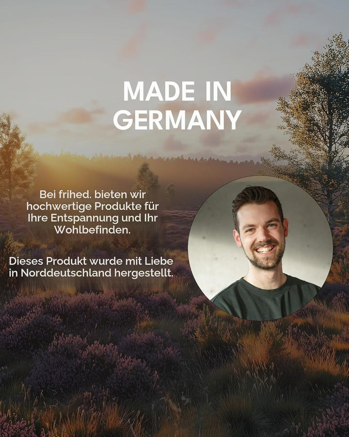 frihed.® Saunahut Basalt aus Wollwalk - 100% Schafschurwolle - Premium Sauna Accessoire für Männer u
