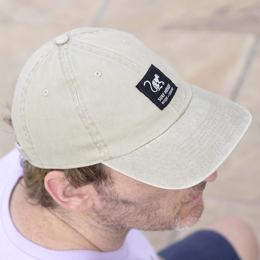 DRESSED IN MUSIC PLAY WITH ME Baseballmütze Classic Surf Monkey® - Dad Cap aus Baumwolle ohne Strukt