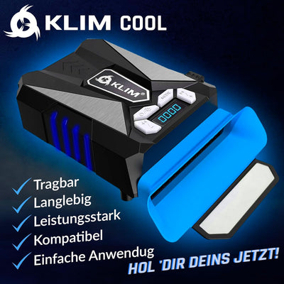 KLIM Cool Universaler Kühler für Spielekonsole Laptop PC – Hochleistungslüfter für Schnelle Kühlung