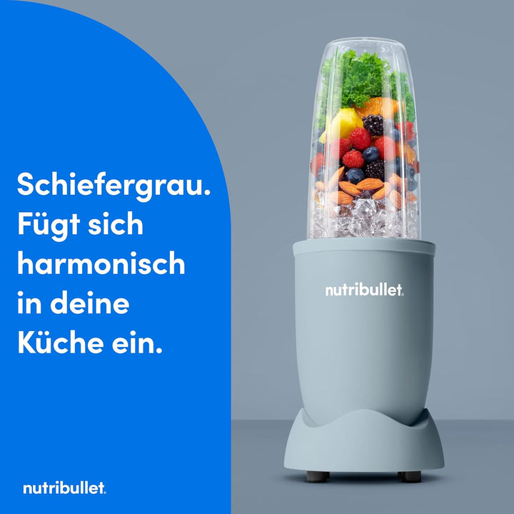 Nutribullet Pro 900 Smoothie Maker, Multifunktions-, Obst- & Gemüsemixer, kompaktes Design, einfache