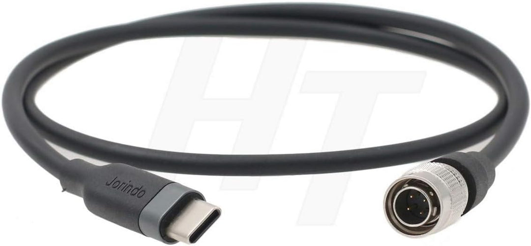 HangTon PD Power Bank 12V USB C auf Hirose 4 Pin Stromkabel für Zoom F4 F8 F8N Audio Recorder 60cm