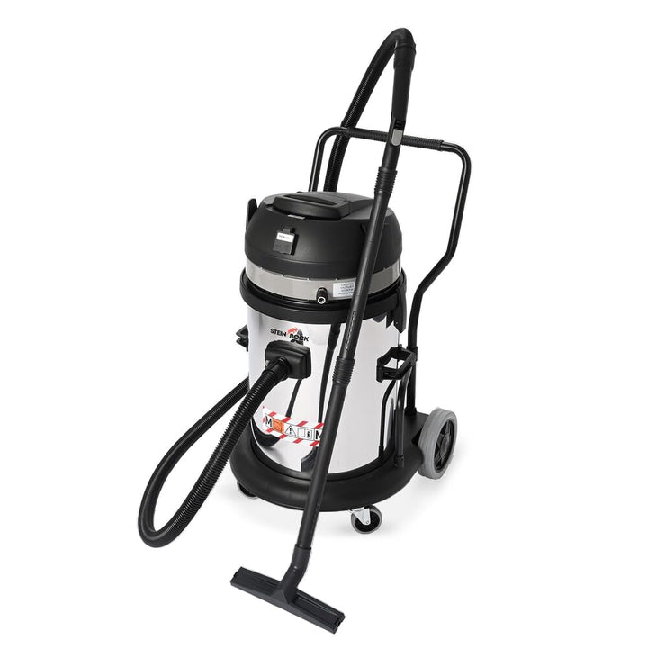 Steinbock Industriesauger trocken| 2.400 Watt | 62 l Fassungsvermögen | für zertifizierte Absaugung