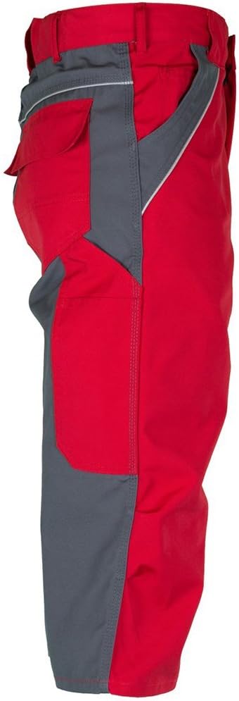 Planam Herren Plaline 3/4-hose 3/4 Hose Plaline Grösse 4XL in Schiefer/schwarz (1er Pack) L Rot/Schi