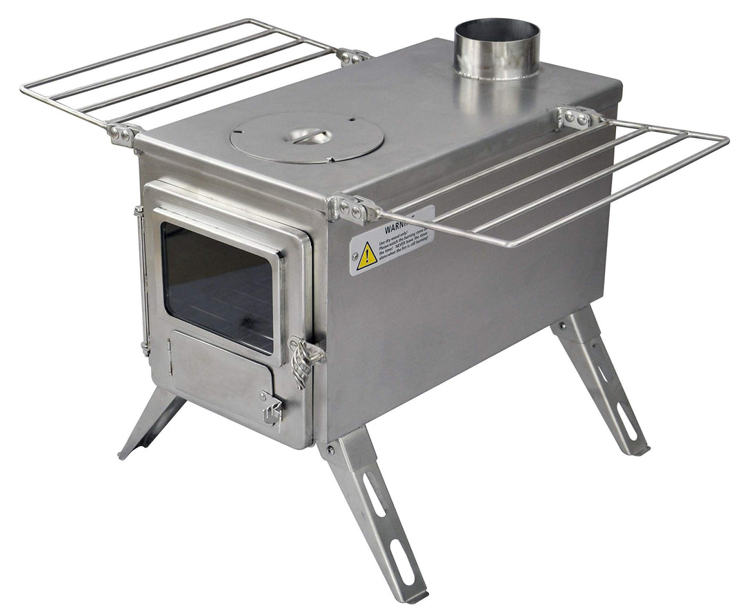 Winnerwell Nomad Grosses Zelt Herd | Tragbarer Holzofen für Zelte, Überdachungen und Camping | 1500