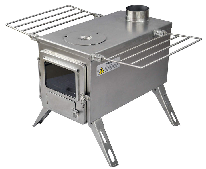 Winnerwell Nomad Grosses Zelt Herd | Tragbarer Holzofen für Zelte, Überdachungen und Camping | 1500