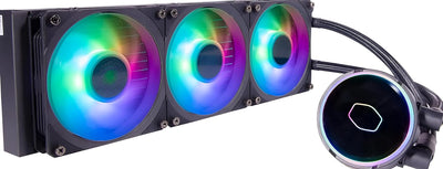 Cooler Master MasterLiquid PL360 Flux CPU-Kühler - AIO Wasserkühlung mit 3 x 120mm Lüfter, 360mm Küh