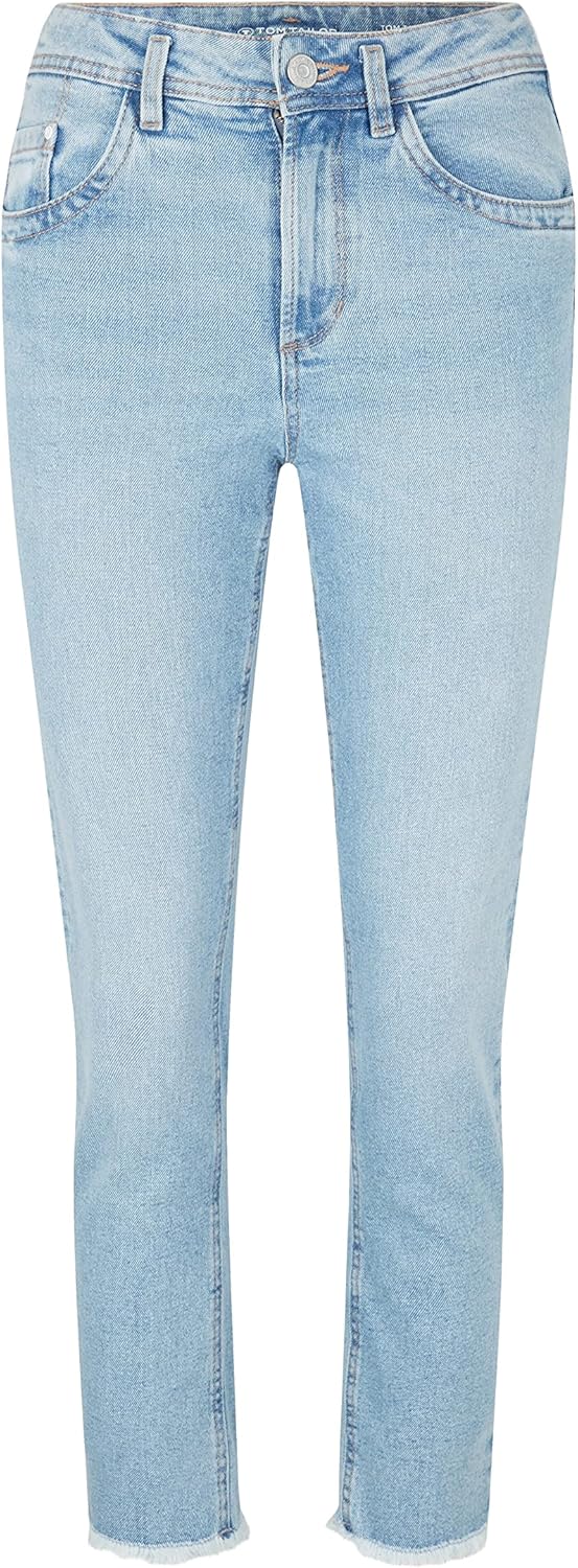 TOM TAILOR Damen Kate Vintage Straight Jeans 25W / 28L 10142 - Light Stone Blue Denim, 25W / 28L 101