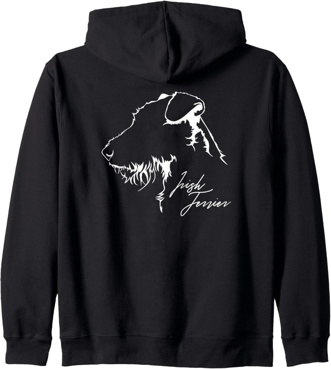 Irish Terrier Profil Hunderasse Hund Hunde Kapuzenjacke