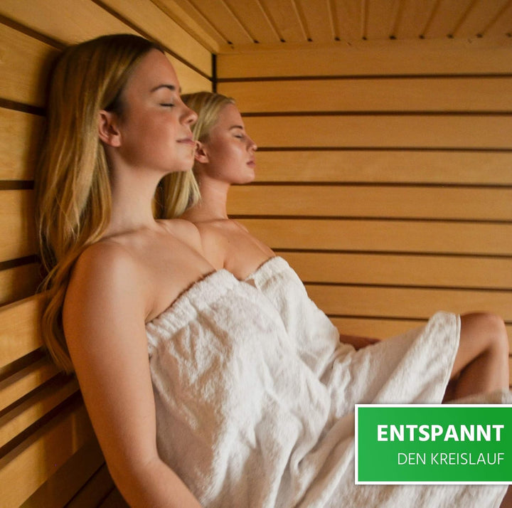 Sauna Set | KK Saunaaufgussset 4 x 100 ml + 50g Mentholkristalle | Saunakonzentrat + Menthol-Kristal