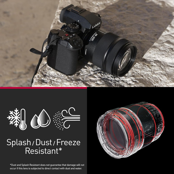 Panasonic Lumix S-R28200E 28-200 mm F4.0-7.1 Makro-OIS-Objektiv, Vollformat-Kameraobjektiv, Weit- bi