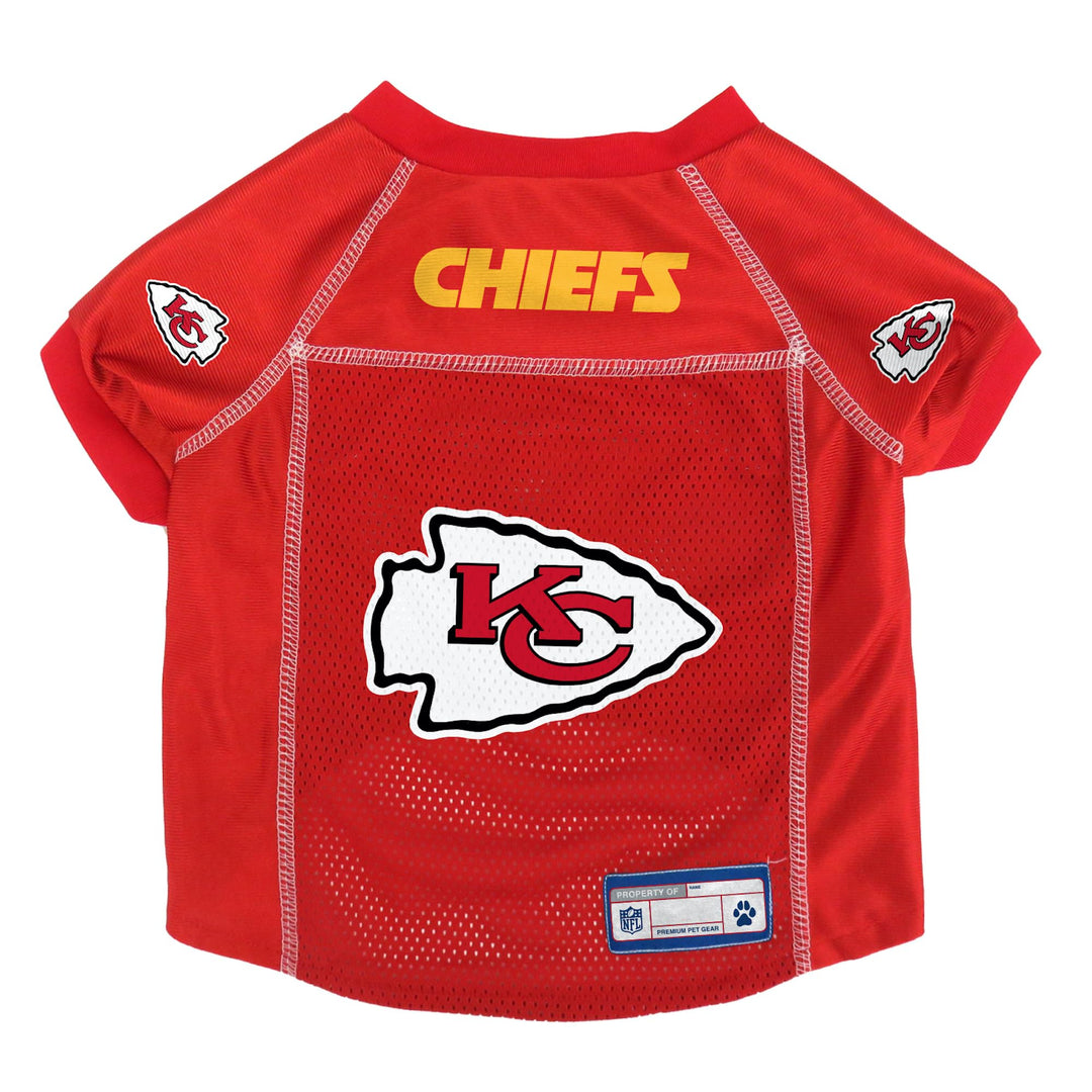 Littlearth NFL Basic Haustier-Trikots Kansas City Chiefs XS (Neck: 9", Girth: 10"-13", Back: 8"), Ka
