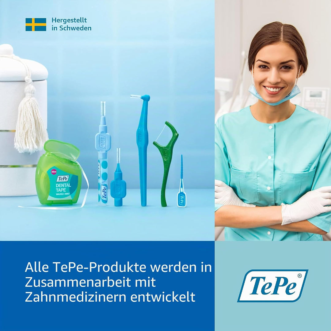TEPE Interdentalbürsten Original ROT 0,5 mm, 25 Stück Rot/Ausflug, Einfarbig (Getaway Solids) 25 stü