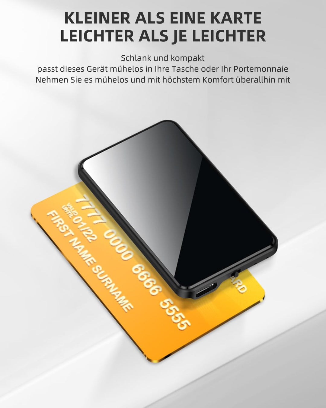 128GB Magnetische Diktiergerät, Audio-Aufnahmegerät mit dreifacher Rauschunterdrückung, Audiorecorde