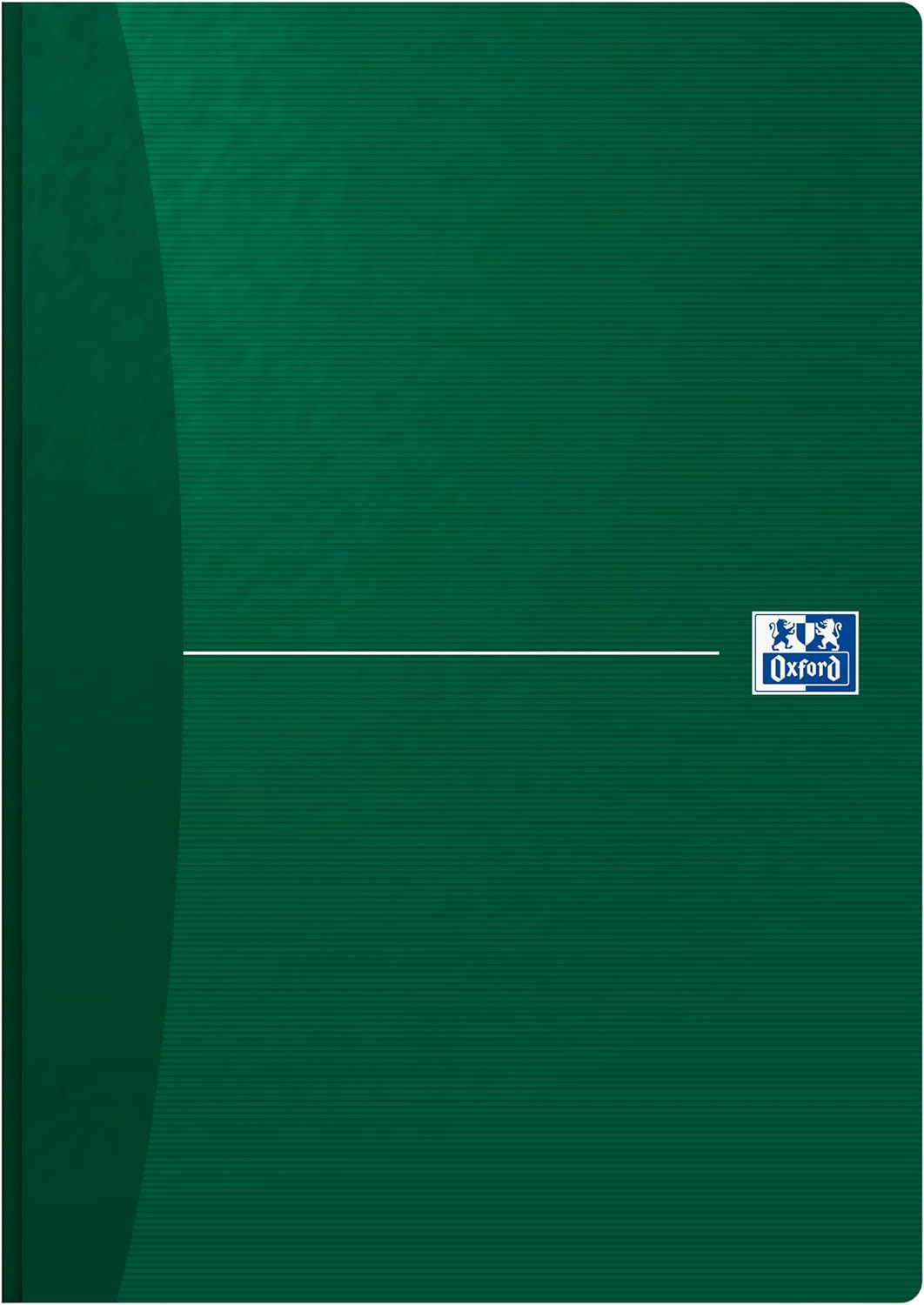 Oxford broschiertes Buch A4, kariert, 192 Seiten, 4 Farben, 5 Stück A4, liniert Broschiertes Buch, A