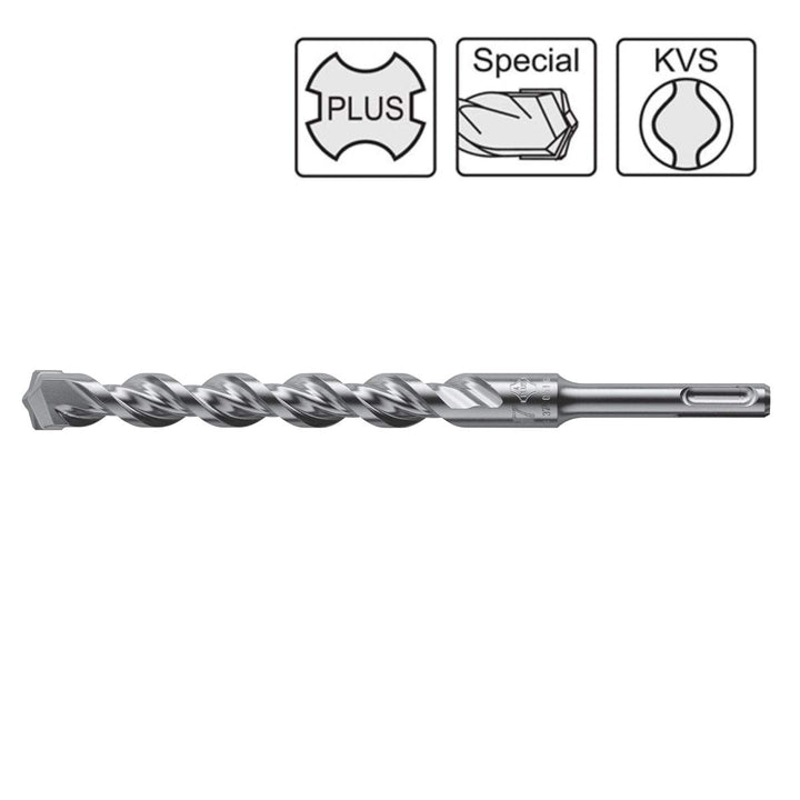 S&amp;R Professional Hammerbohrer SDS-plus 24 x 250 mm, Industriequalität Made in Germany, Bohrer für Be
