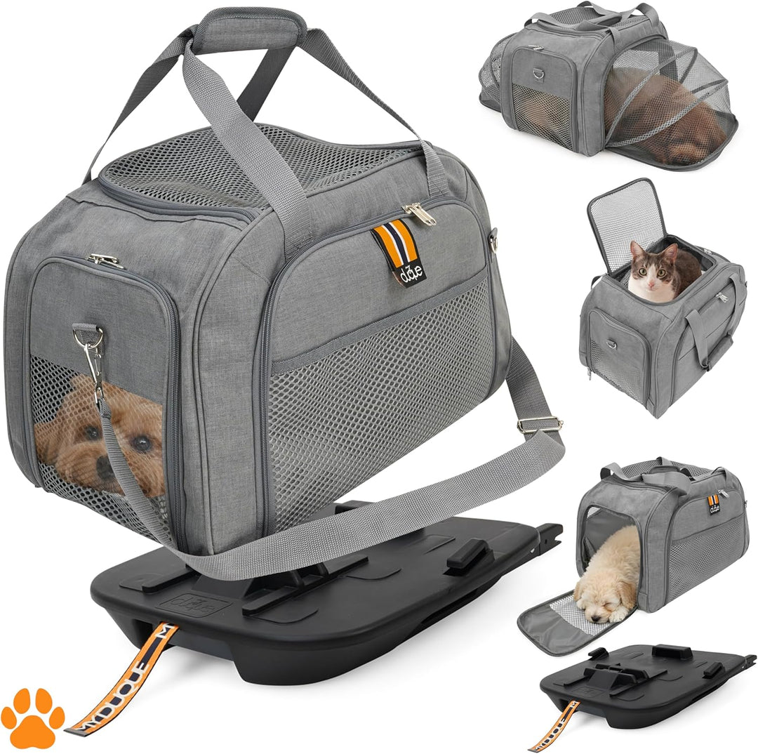 Modell CAR-GO Faltbare Hundebox und Transportbox für Katzen | ISOFIX für einfachen Einbau im Auto |
