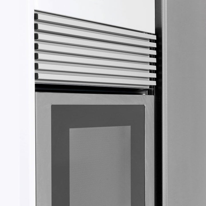 Emuca 8934862 Belüftungsgitter für Kühlschrank/Herd aus Mattiert Aluminiumeloxierung Matter Aluminiu