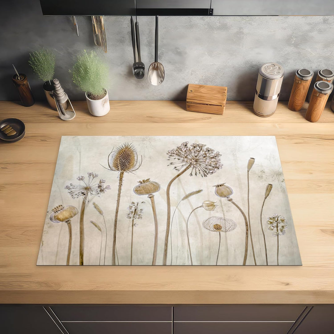 KitchenYeah© Herdabdeckplatte Einteilig Ceranfeld Abdeckplatte für Induktionsschutz Ceranfeldabdecku