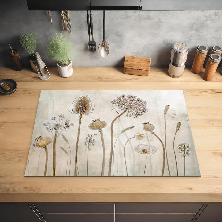 KitchenYeah© Herdabdeckplatte Einteilig Ceranfeld Abdeckplatte für Induktionsschutz Ceranfeldabdecku