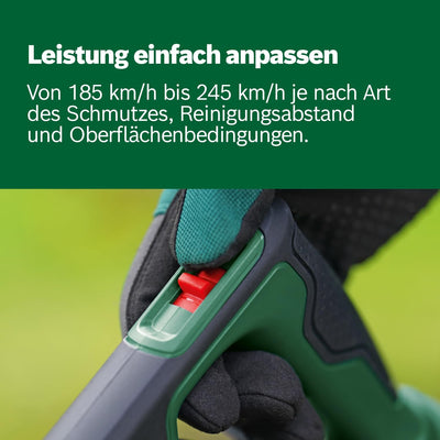 Bosch Akku-Laubbläser UniversalLeafBlower 18V-130 (Für schnelles und einfaches Säubern im Aussenbere