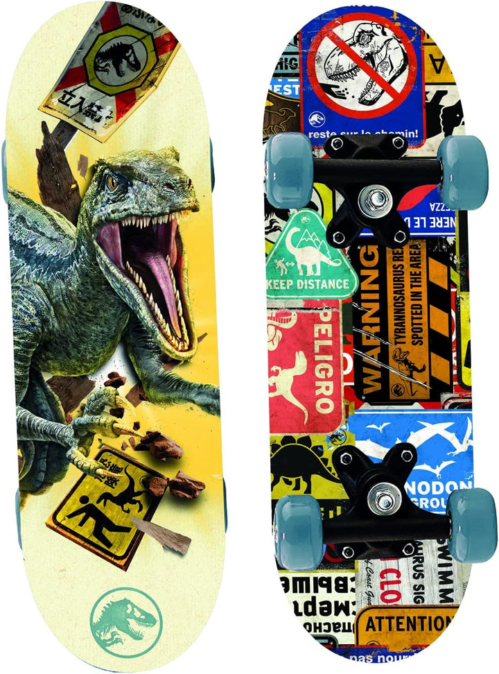 Joy Toy - Jurassic World Dominion Mini Skateboard aus Holz 43x12x8 cm, gross
