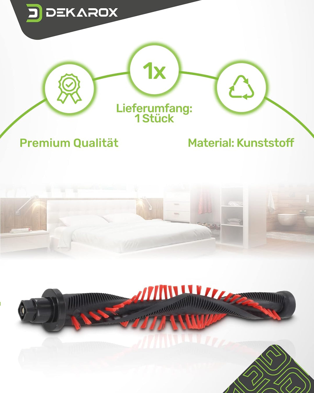 Bürstenwalze Bürstenrolle für AEG Electrolux 140011839044 für Elektrobürste an Handstaubsauger Staub