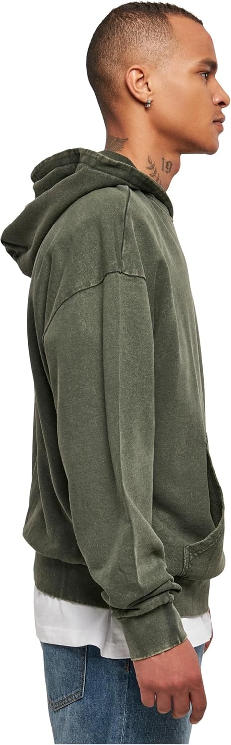 Urban Classics Herren Kapuzenpullover Small Embroidery Hoody, Oversized Passform, überschnittenen Sc