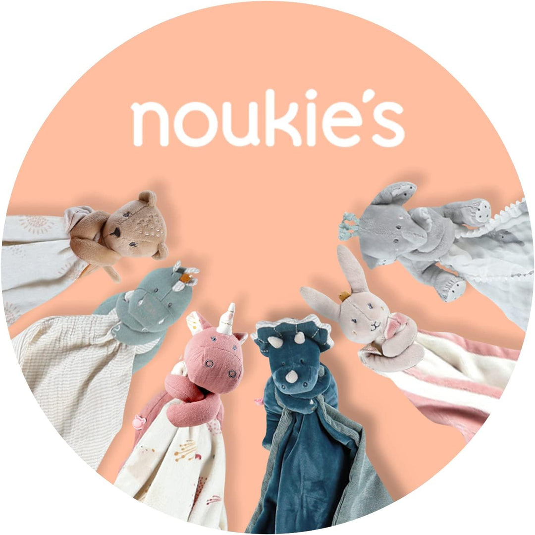 Noukie's - Kuscheltier für Kinder, Meine erste Decke Kendi – Plüsch aus Veloudoux + Decke für Kinder