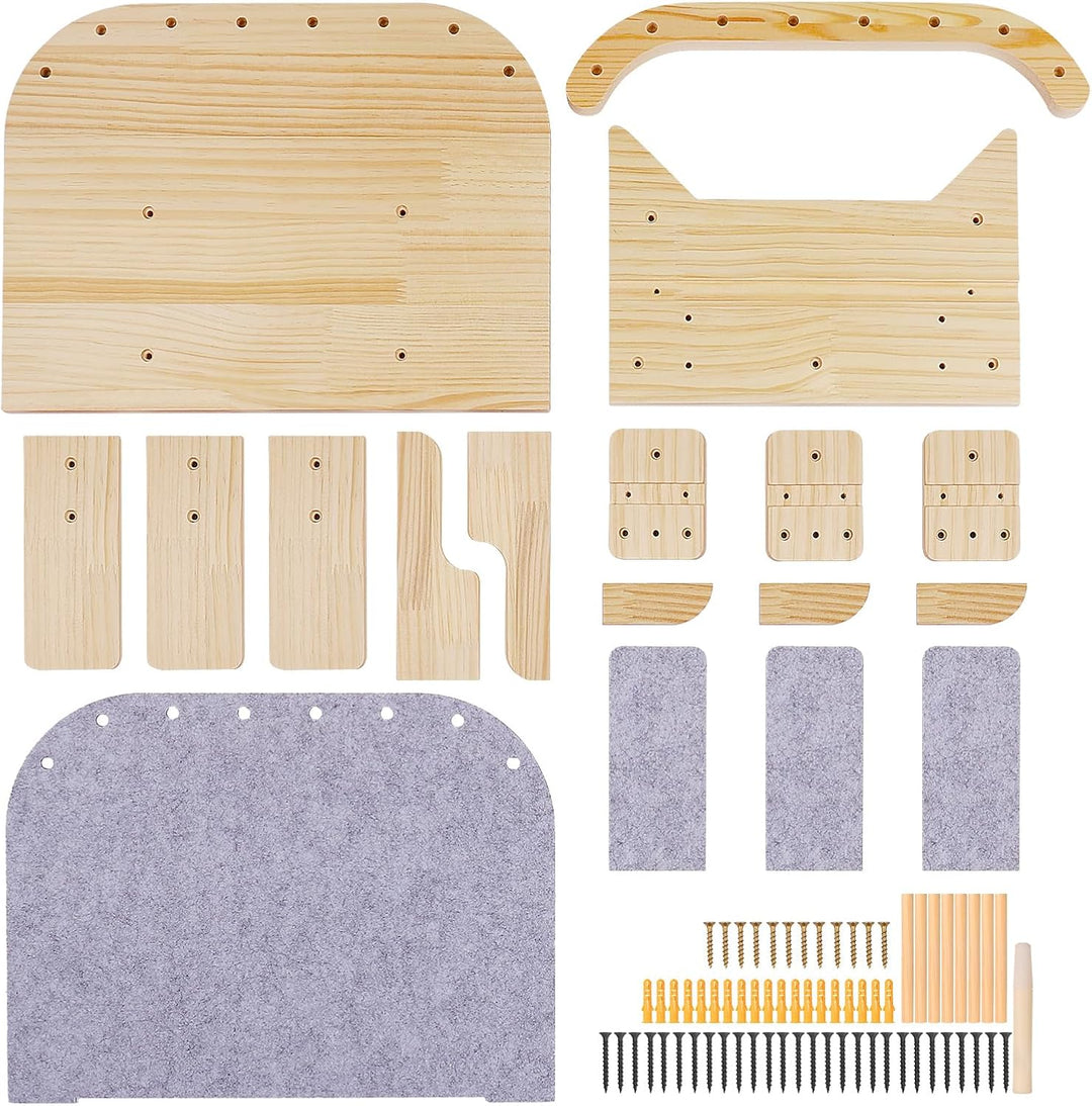 Wand montierte Katze Hängematte Katze Wandregale mit 3 Schritten, Katze Regale und Sitzstangen für W
