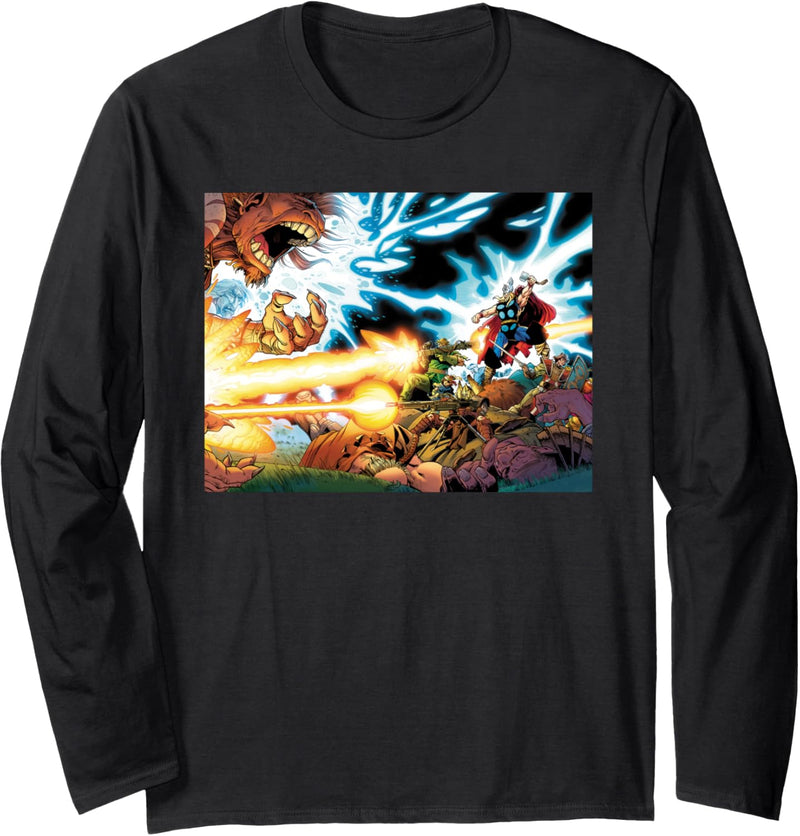 Marvel War of the Realms Thor Langarmshirt