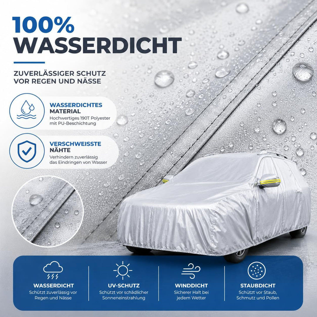 Autoplane SUV Abdeckplane - Auto Abdeckung & universale Autoschutzhülle - Autogarage - Car Cover - w