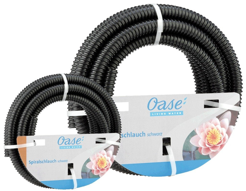 Oase schwarz Spiralschlauch 1 1/2", 10 m Single, Single