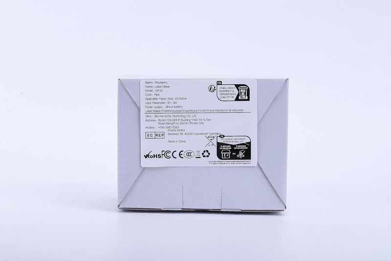 Phomemo M110 Tragbarer Etikettendrucker Selbstklebend Bluetooth Etikettiergerät Beschriftungsgerät T