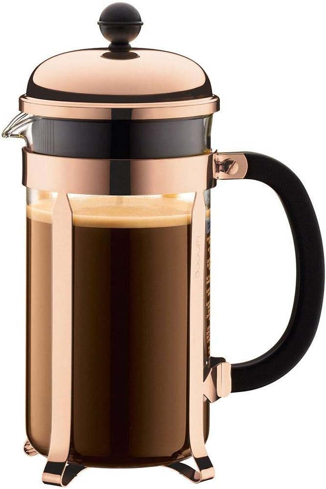 Bodum 1928-18 Chambord Kaffeebereiter, 1,0 L, 34 oz - Kupfer Copper 1.0 l, Copper 1.0 l