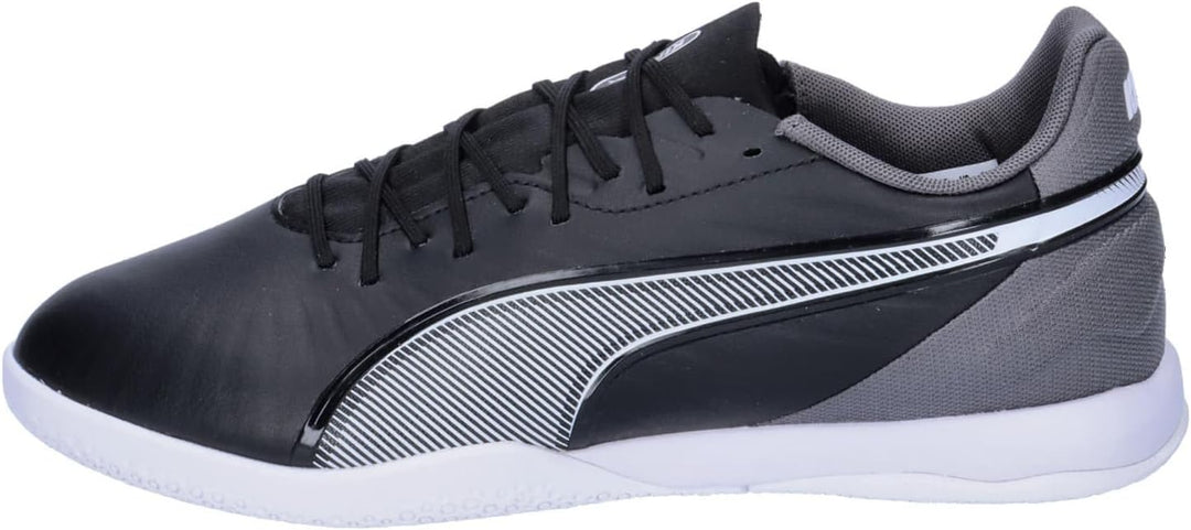 PUMA Unisex King Match It Soccer Shoe 39 EU Puma Black Puma White Cool Dark Gray, 39 EU Puma Black P