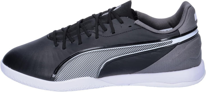 PUMA Unisex King Match It Soccer Shoe 39 EU Puma Black Puma White Cool Dark Gray, 39 EU Puma Black P