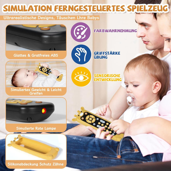 Orzbow Baby Spielzeug 6 Monate +, Einstellbare Lautstärke Baby Fernbedienung Spielzeug, Frühes Pädag