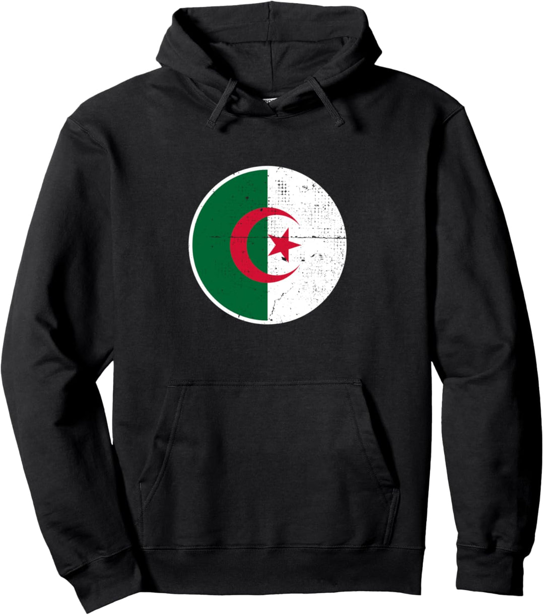 Algerien Algerische Flagge Stolzer Algerier Pullover Hoodie