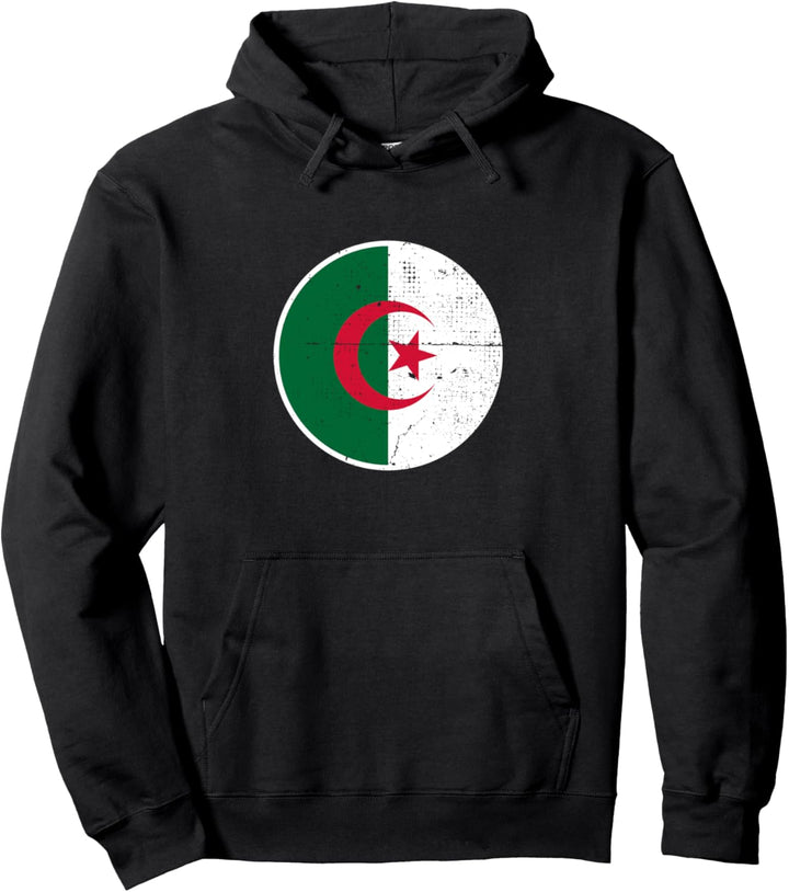 Algerien Algerische Flagge Stolzer Algerier Pullover Hoodie