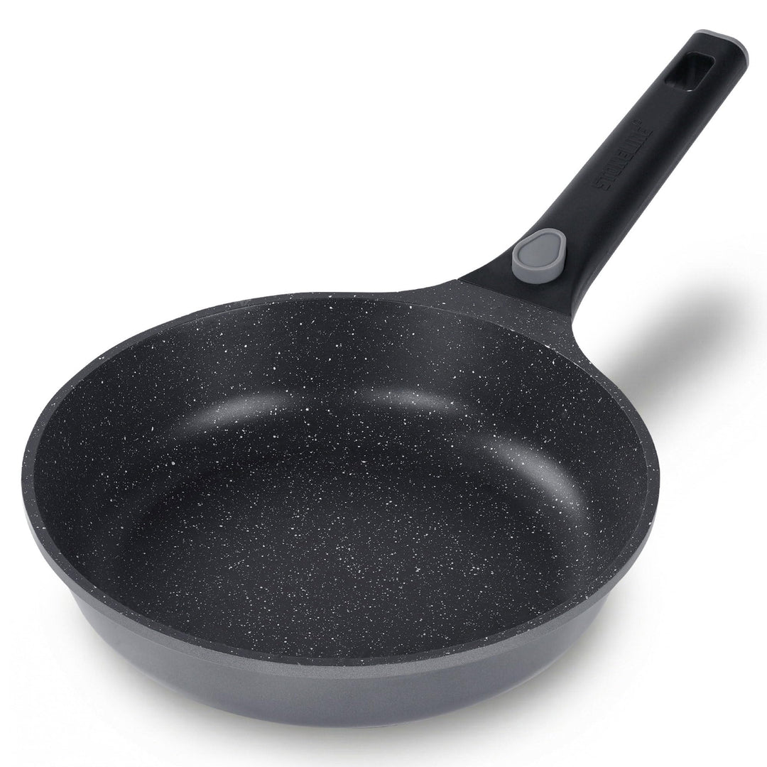 STONELINE SMART Bratpfanne 24 cm, Pfanne Aluguss, Abnehmbarem Griff, Pfanne Induktion, Alle Herdarte