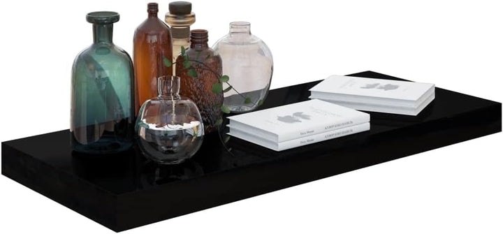 FIRBNUS Floating Wall Shelf 60x23,5x3,8 cm Hängeregal Regale Wandregale Regalboden Regal Hochglanz S