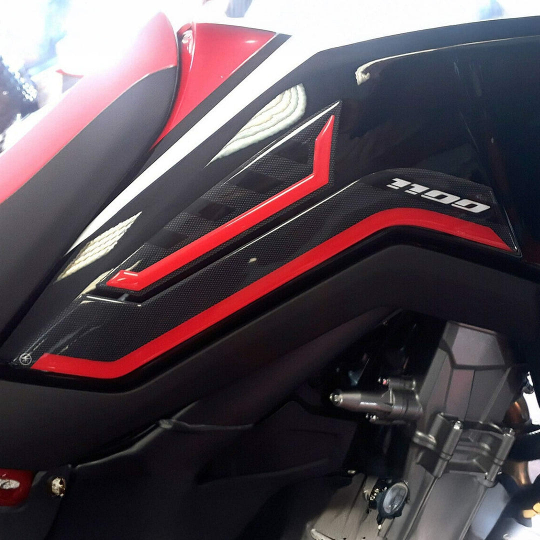 labelbike - 2 3D-Aufkleber für Motorrad-SEITENSCHUTZ, kompatibel mit Honda Africa Twin 1100 L ab 202