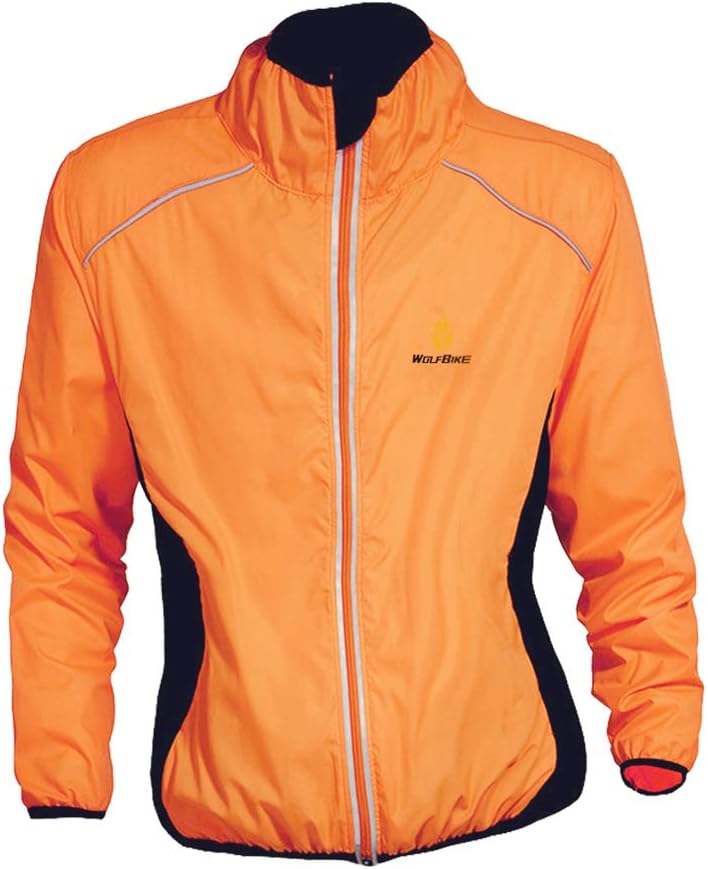 WOSAWE Herren-Fahrradjacke Winddichte wasserdichte MTB Mountainbike Jacket Für Radfahren, Joggen & W