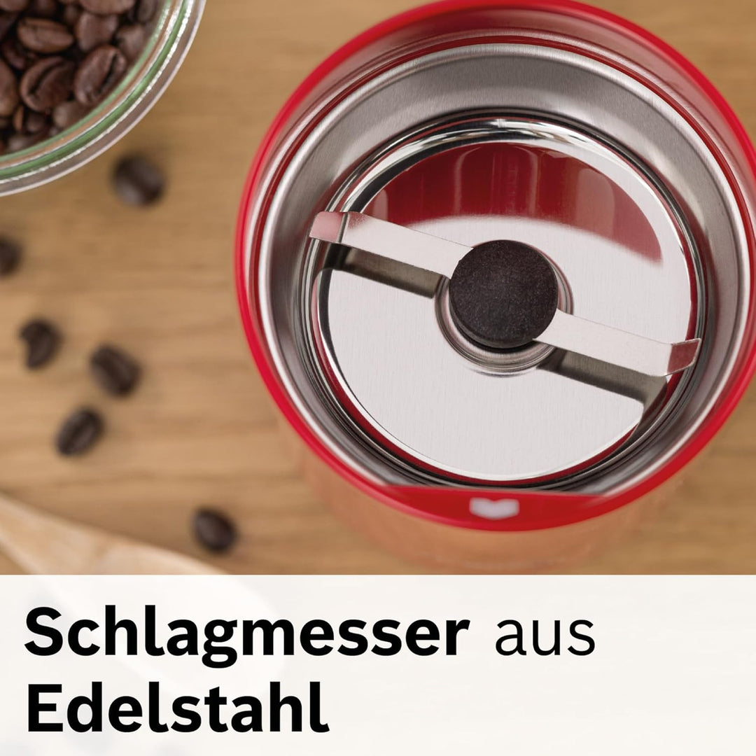 Bosch TSM6A014R Kaffeemühle, Rot Rot Single