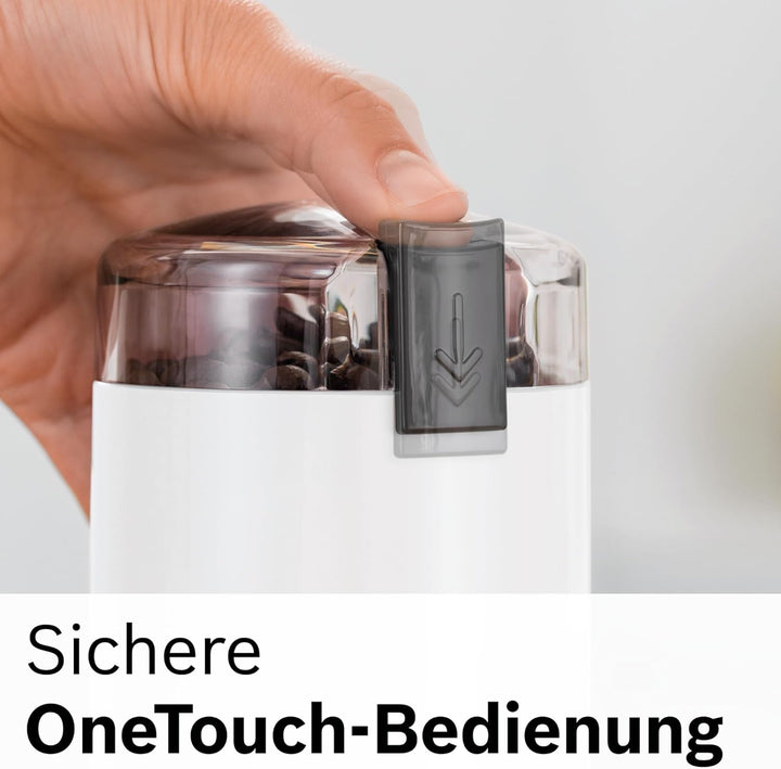 Bosch TSM6A011W Kaffeemühle, 180 Watt, weiss Weiss Single